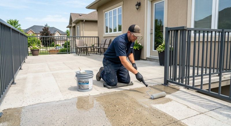 Porch Concrete Sealing in Kitsap County, WA